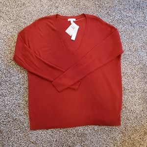 NWT women's v-neck sweater.